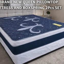 🟢NEW QUEEN PILLOWTOP SET $219 