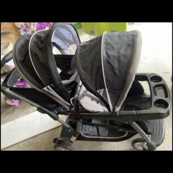 Graco Double Stroller Infant And Toddler.