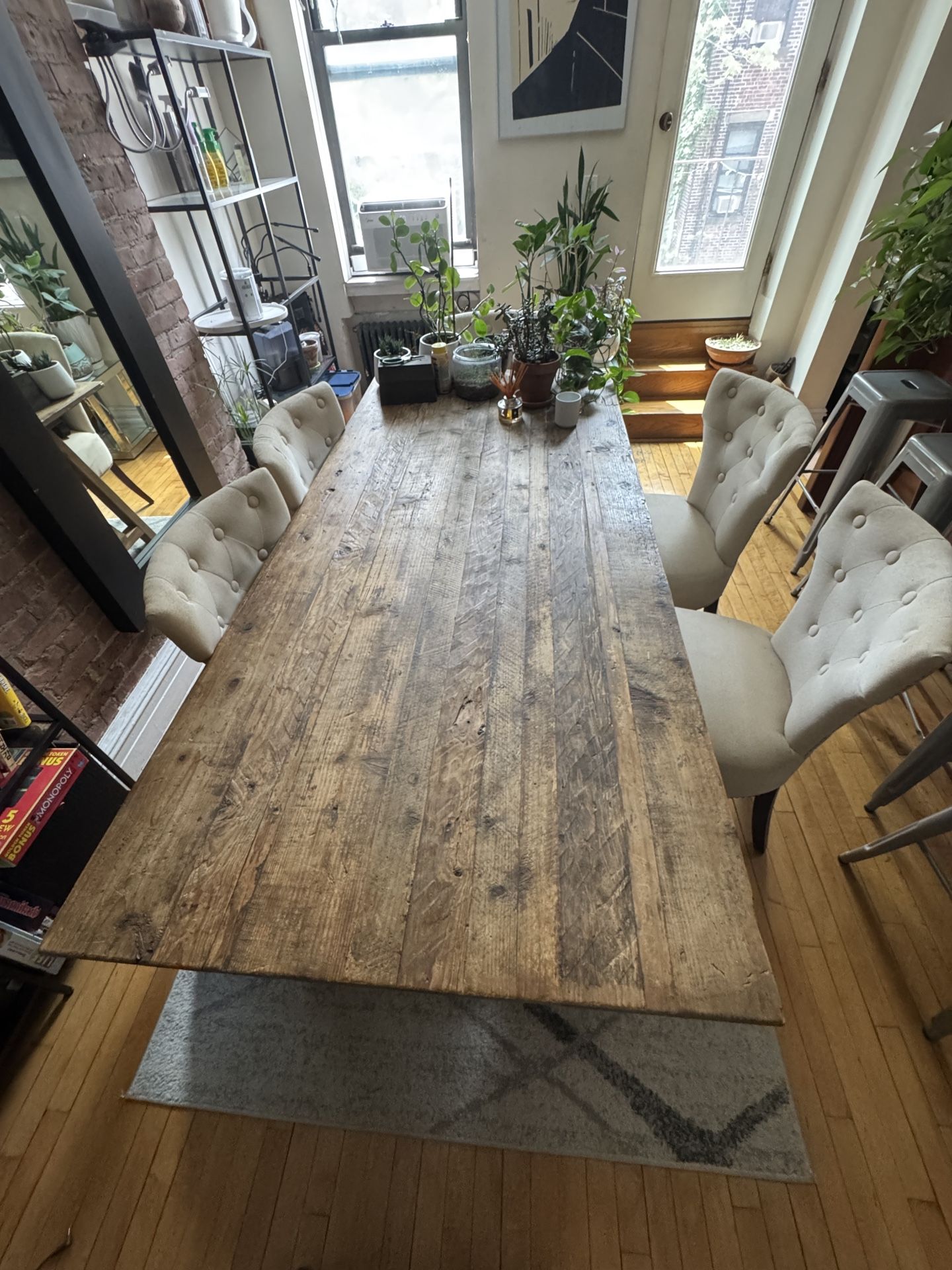 Restoration Hardware Solid Oak/Pine Dining Table