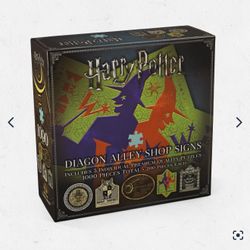 HARRY POTTER Diagon Alley Shop Signs Puzzle 1,000 pieces BRAND NEW! PICK UP IN CORNELIUS