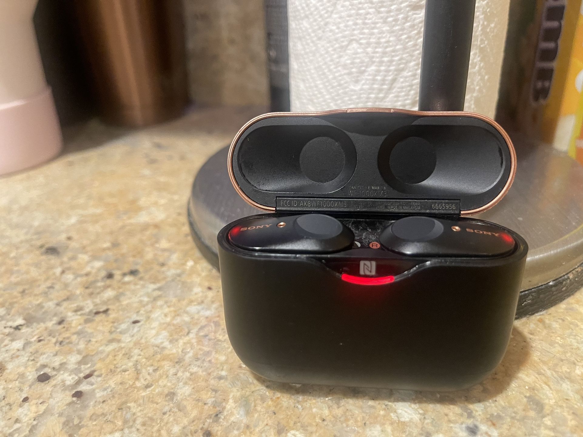 Sony WF 1000XM3 True Wireless Earbuds Noise Canceling Black