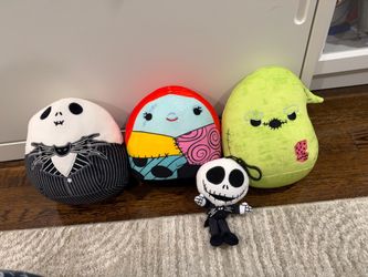 ALL $5 The Nightmare Before Christmas Plush Bundle – Jack, Sally & Oogie Boogie