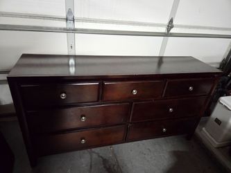 Dresser and mirror