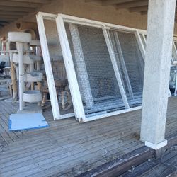 Catio Panels Ranging From 8 To 12' 15 Panels And 4 Gates Total  $50 Each 
