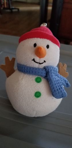 Stuffed Hallmark Snowman