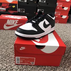 Nike Dunk Low GS- Panda 6.5Y/8W (DS)