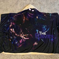 Kids Fortnite Raven Hooded Blanket 