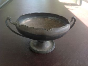 Silver plated table dish