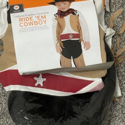 Ride ‘Em Cowboy Halloween Costume Infant/Toddler Size 12-24 months-NEW