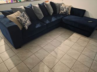 Dark blue Sectional Couch