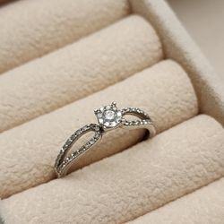 Diamond White Gold Ring 