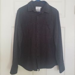 Cozy Gray Button Up Shirt
