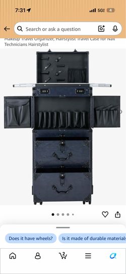 Moible 4 wheel hair case