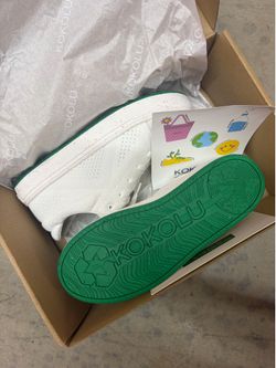 Brand new sustainably-made shoes, size 6 $50