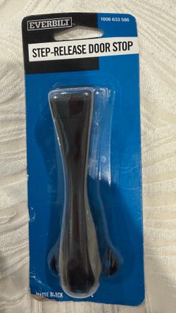 Step-Release Door Stop black