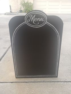 Menu Chalkboard stand