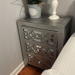 Mirrored nightstand / accent Cabinet 