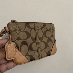 Coach Signature Wristlet