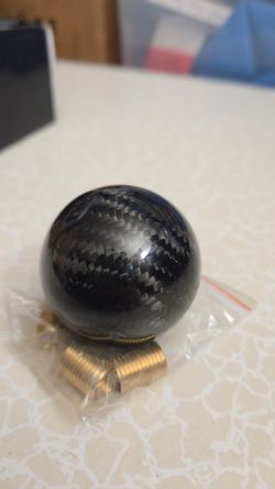 BRAND NEW CARBON FIBER SHIFT KNOBS – BLACK & SILVER