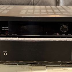 Onkyo TX-NR595 Home Audio Smart Audio and Video Receiver, Sonos Compatible and Dolby Atmos Enabled, 4K Ultra HD and AirPlay 2 Black 