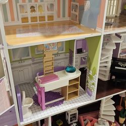 Barbies, Barbie Mansion, Car & Barbie Stuff