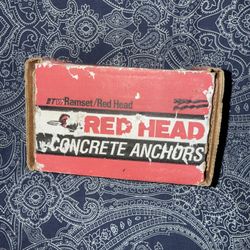 Redhead Concrete Anchors 1/4”x 1/3/8”