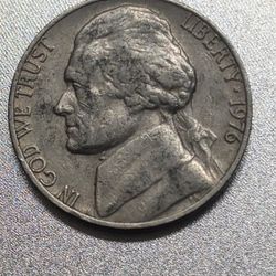 1976 Jefferson Nickel No Mint