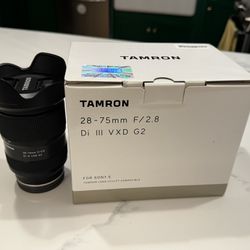 Tamron 28-75mm G2 Sony 