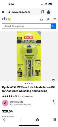 Door Latch Installation Kit