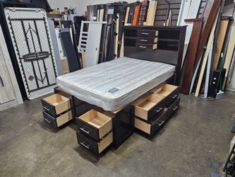 Full Captains Bed And Mattress