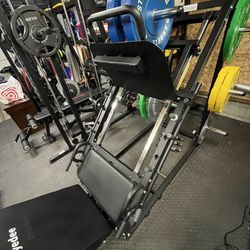 Leg Press Machine + Weights. Like New.  
