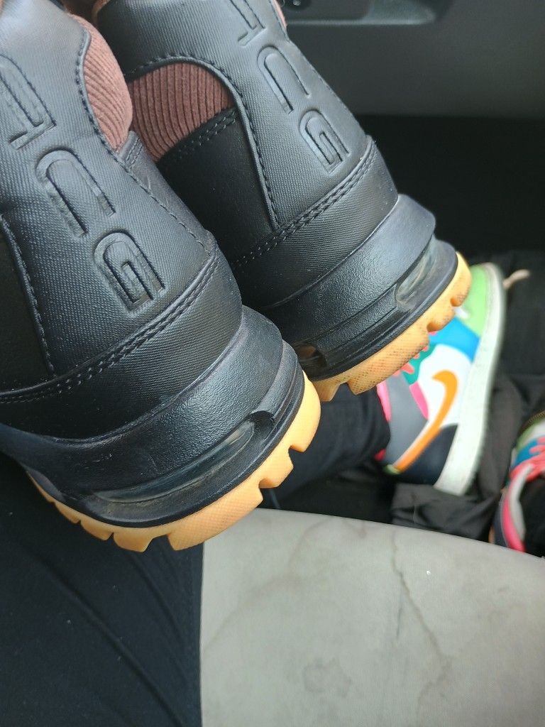 Steel tOE Boots $140 Only Wore Once 💯🌺🤑🤑