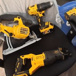 4 Piece Dewalt Set