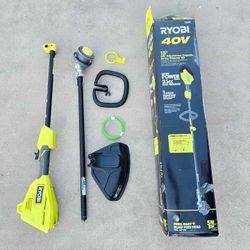 RYOBI 40V Weed Eater String Trimmer EXPAND IT Attachment Capable (Tool Only)