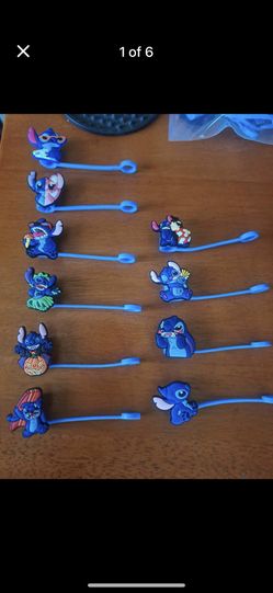 Stitch Straw Toppers