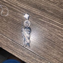 San Judas Moissinite Pendant 