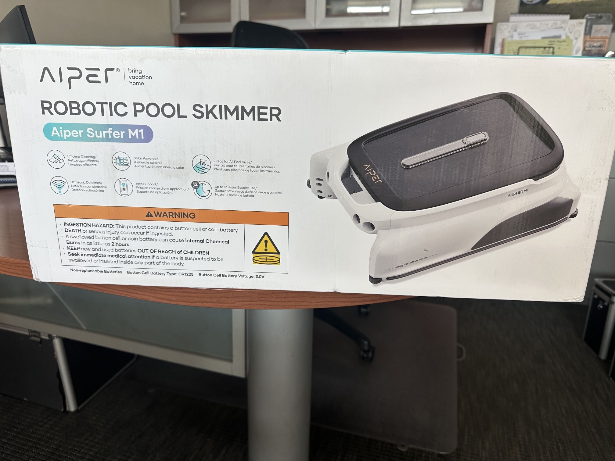 Automatic Solar Pool Skimmer