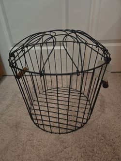 Hearth and Hand with Magnolia wire basket black metal