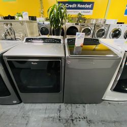 Whirlpool Jumbo Washer And Gas Dryer Take It Today Pay It Later 