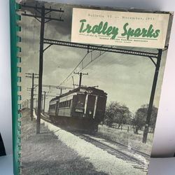 Trolley Sparks November 1953 Train Book