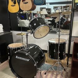 Black Ludwig Drum Set
