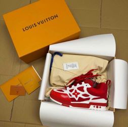 Louis Vuitton LV Skate Sneakers Red White