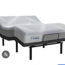 Queen Size Sealy Posturepedic Hybrid Mattress With Zero Gravity Base