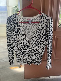 Leopard print cardigan 