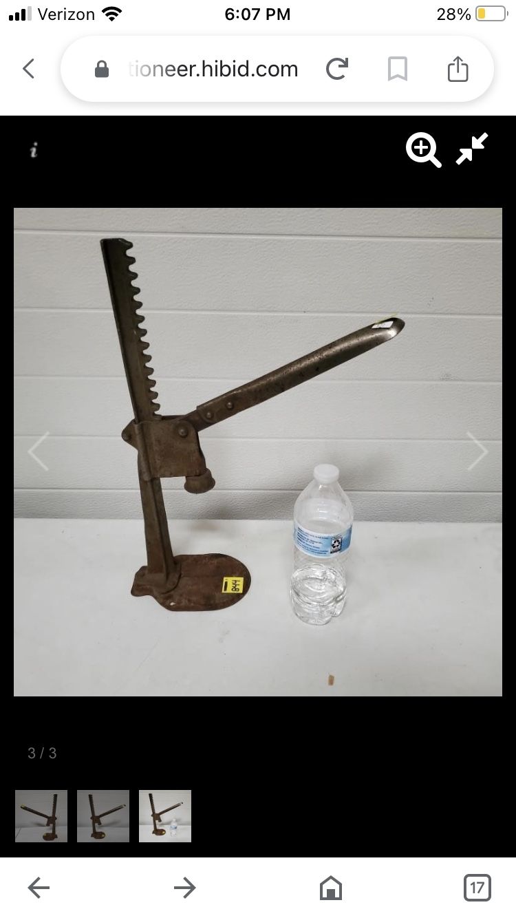 Bottle Cap Press