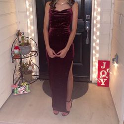 Burgundy Prom Dress