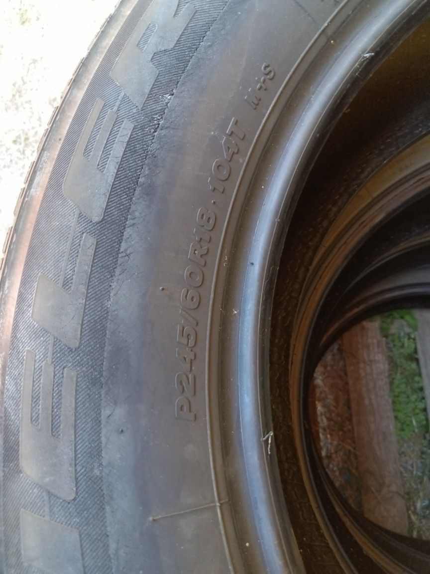 245/60/18 Bridge Stone Tires