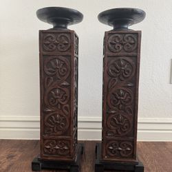 Set Of Two Candle Holders