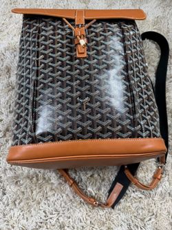 Goyard Alpin MM Backpack - Black/Tan (w/ Legit App COA)
