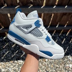 Jordan 4 Military Blue (Size 6.5Y, 7Y, 9.5, 10, 10.5, 11, 12, 13)